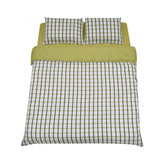 Lenjerie de pat din microfibra, pentru 2 persoane, 3 piese, albastru, King Size Mix assorted